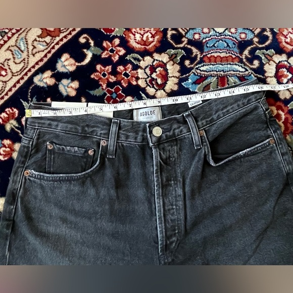 Agolde Low Slung Baggy Jeans/Black colour/ Size 28 - Picture 9 of 11